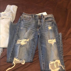 Laura’s boutique distressed jeans